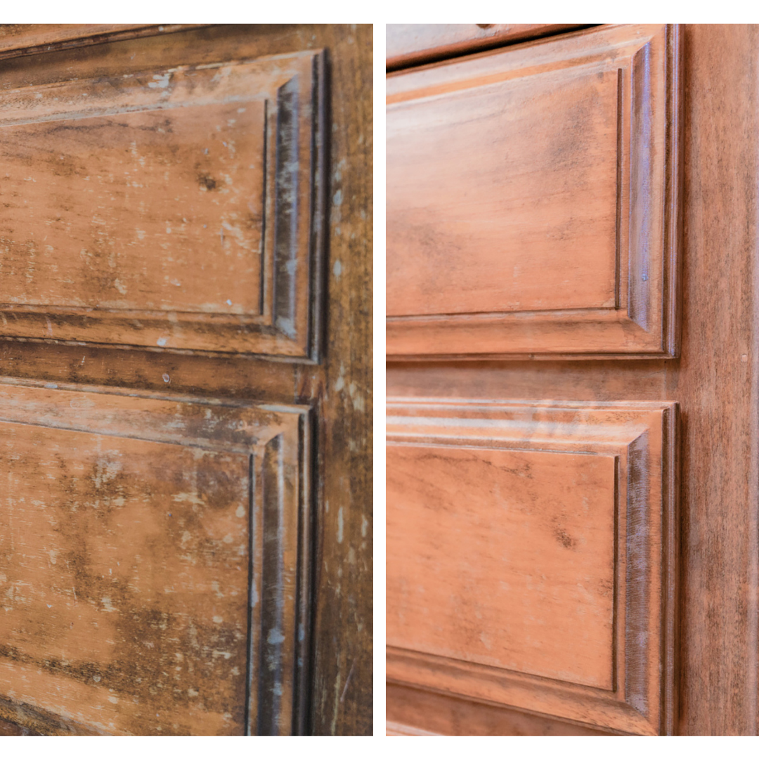 Horsham cabinet refinishing before and after