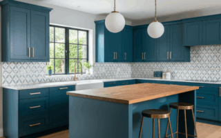Kitchen after cabinet painting in Westminster CO