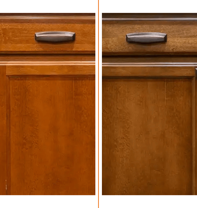 cabinet color shift photo