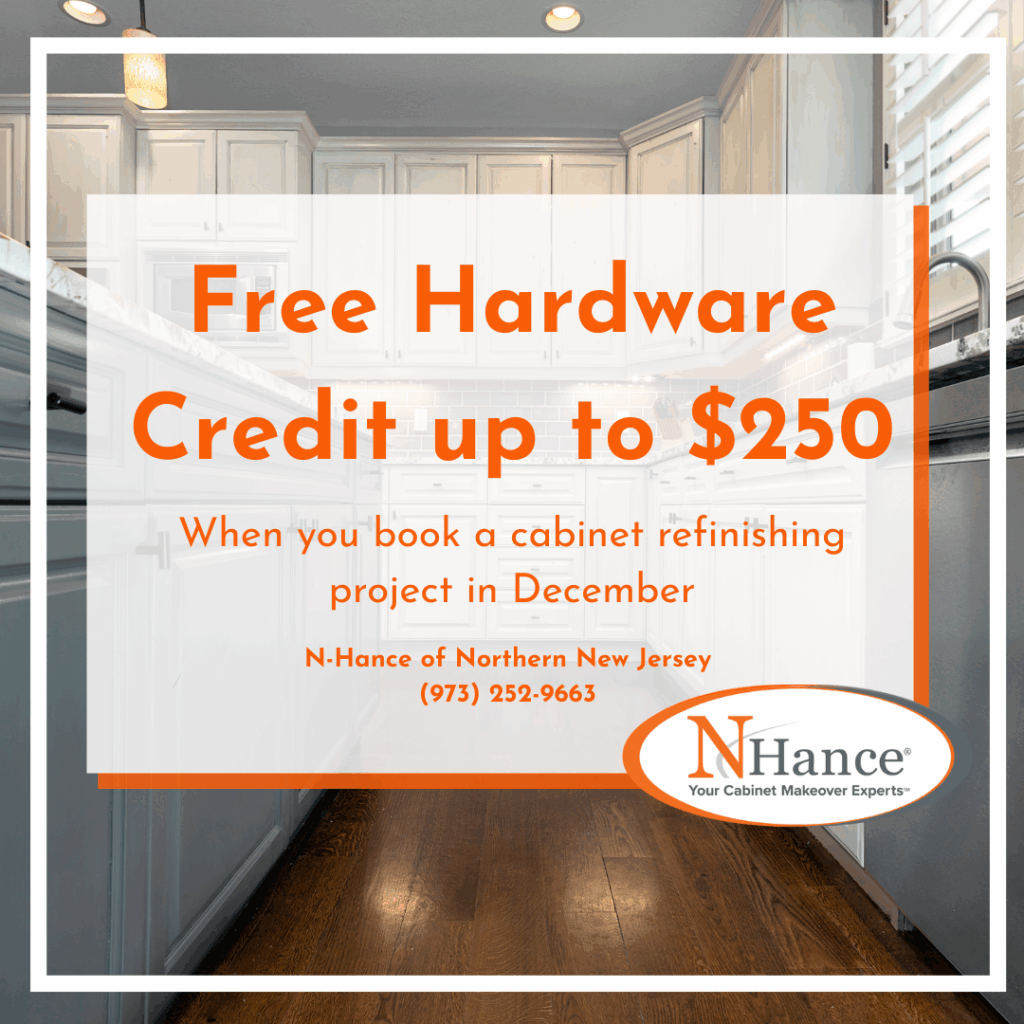Black Friday cabinet refinishing special from N-Hance of Northern New Jersey