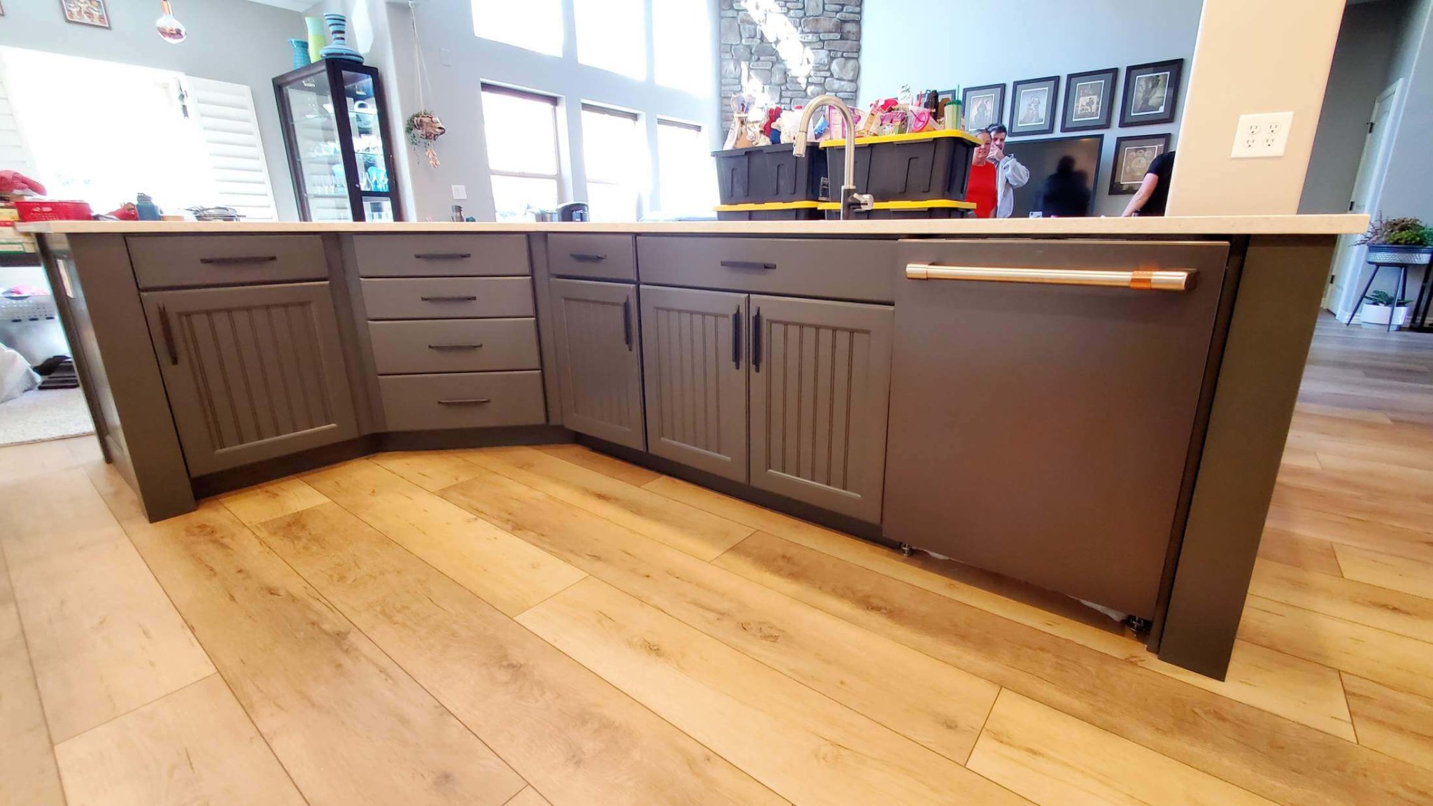 after cabinet door replacement