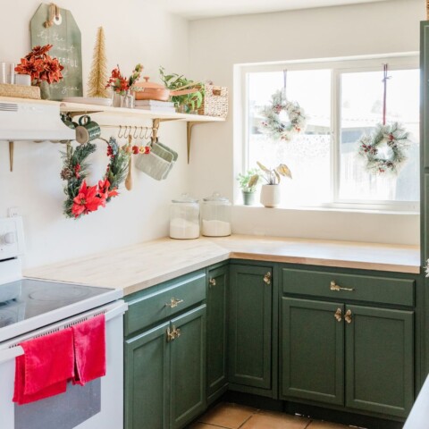 holiday cabinet refinishing