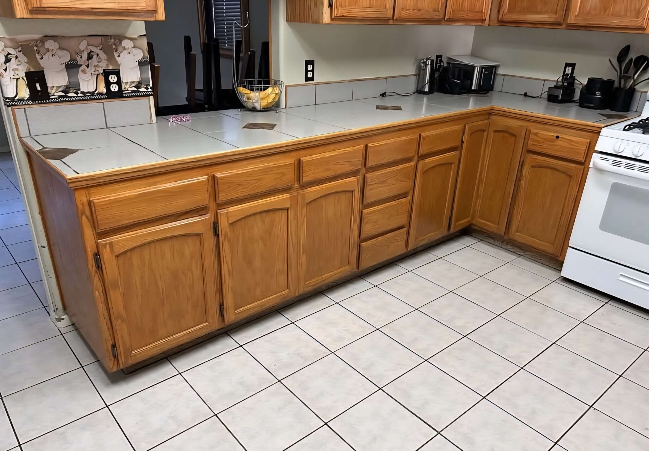 After version of this Cabinet Refinishing project