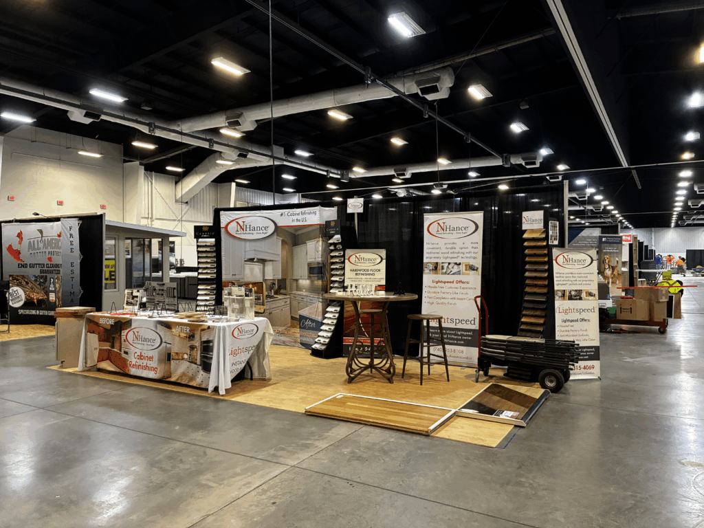 N-Hance of Columbus booth the Building & Renovation Expo at the Ohio Expo Center.