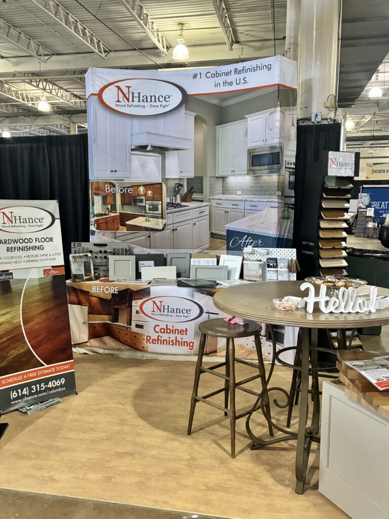 The N-Hance of Columbus booth was designed to highlight the full range of services available
