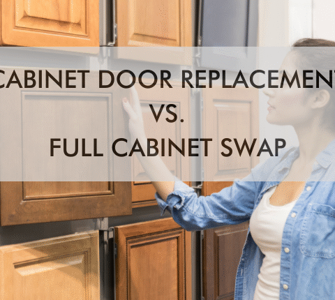 cabinet door replacement vs full remodel