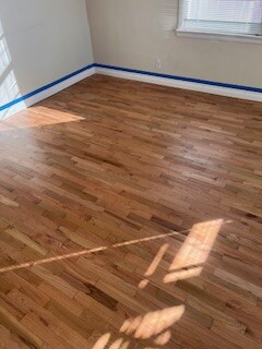 After-wood floor refinishing