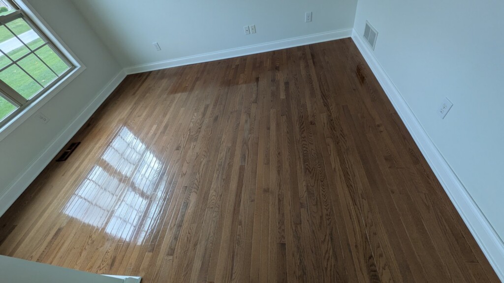 hardwood floors in room