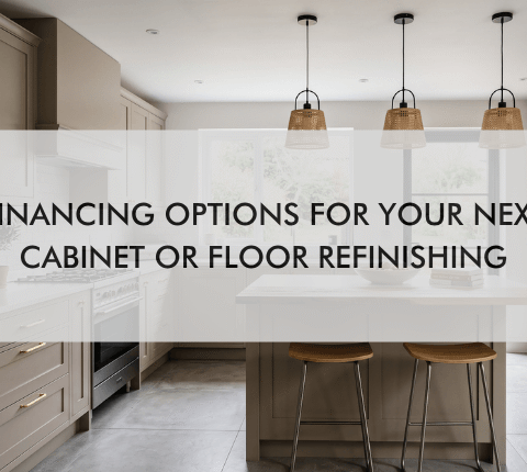 kitchen "Financing Options For Your Next Cabinet or Floor Refinishing"