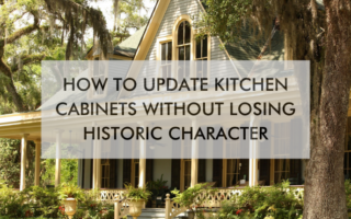 historic home "how to update kitchen cabinets without losing historic character" n-hance lowcountry